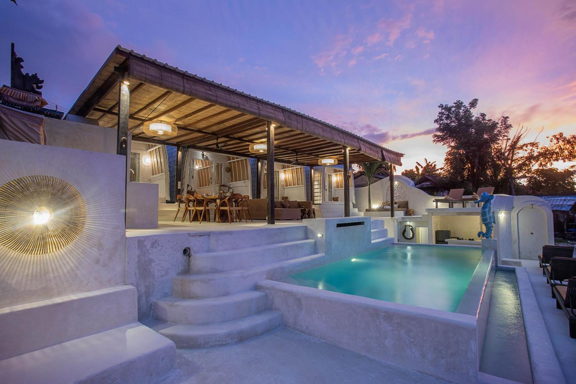 Aquavista Ceningan Hotel Lembongan Exterior foto